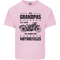 Some Grandpas Funny Biker Motorbike Bike Mens Cotton T-Shirt Tee Top Light Pink