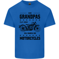 Some Grandpas Funny Biker Motorbike Bike Mens Cotton T-Shirt Tee Top Royal Blue