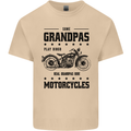 Some Grandpas Funny Biker Motorbike Bike Mens Cotton T-Shirt Tee Top Sand