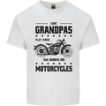 Some Grandpas Funny Biker Motorbike Bike Mens Cotton T-Shirt Tee Top White