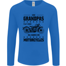 Some Grandpas Funny Biker Motorbike Bike Mens Long Sleeve T-Shirt Royal Blue