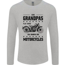 Some Grandpas Funny Biker Motorbike Bike Mens Long Sleeve T-Shirt Sports Grey