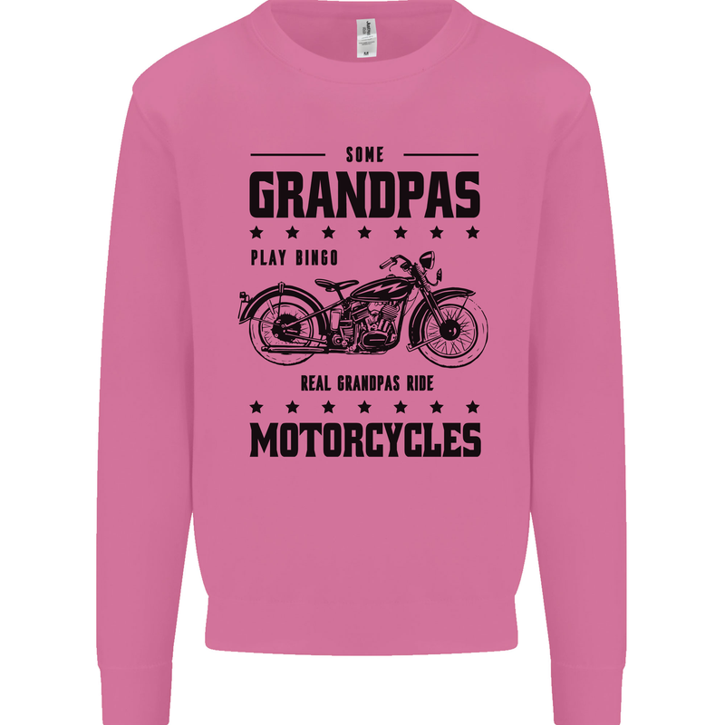 Some Grandpas Funny Biker Motorbike Bike Mens Sweatshirt Jumper Azalea
