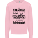 Some Grandpas Funny Biker Motorbike Bike Mens Sweatshirt Jumper Light Pink