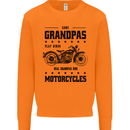 Some Grandpas Funny Biker Motorbike Bike Mens Sweatshirt Jumper Orange