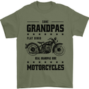 Some Grandpas Funny Biker Motorbike Bike Mens T-Shirt 100% Cotton Military Green