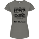 Some Grandpas Funny Biker Motorbike Bike Womens Petite Cut T-Shirt Charcoal