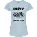 Some Grandpas Funny Biker Motorbike Bike Womens Petite Cut T-Shirt Light Blue
