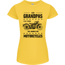 Some Grandpas Funny Biker Motorbike Bike Womens Petite Cut T-Shirt Yellow