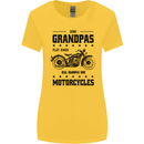 Some Grandpas Funny Biker Motorbike Bike Womens Wider Cut T-Shirt Yellow