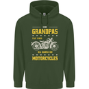 Some Grandpas Funny Biker Motorcycle Bike Childrens Kids Hoodie Forest Green