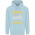 Some Grandpas Funny Biker Motorcycle Bike Childrens Kids Hoodie Light Blue
