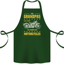 Some Grandpas Funny Biker Motorcycle Bike Cotton Apron 100% Organic Forest Green