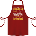 Some Grandpas Funny Biker Motorcycle Bike Cotton Apron 100% Organic Maroon
