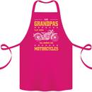 Some Grandpas Funny Biker Motorcycle Bike Cotton Apron 100% Organic Pink
