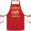 Some Grandpas Funny Biker Motorcycle Bike Cotton Apron 100% Organic Red