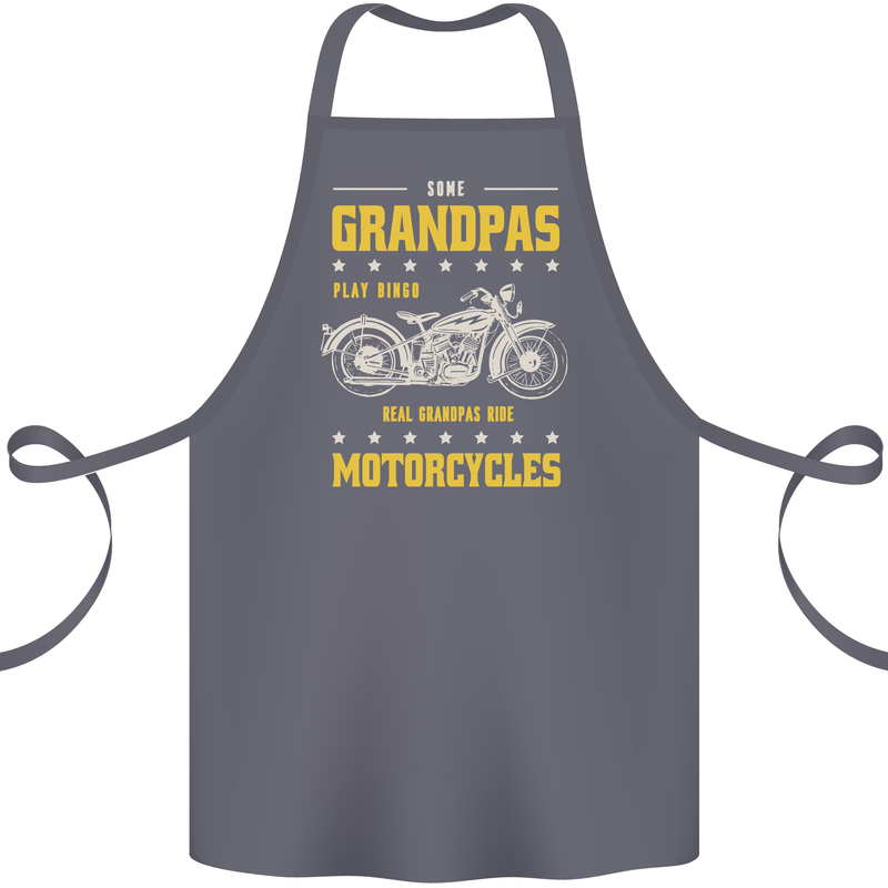 Some Grandpas Funny Biker Motorcycle Bike Cotton Apron 100% Organic Steel