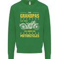 Some Grandpas Funny Biker Motorcycle Bike Kids Sweatshirt Jumper Irish Green