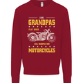 Some Grandpas Funny Biker Motorcycle Bike Kids Sweatshirt Jumper Red