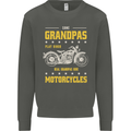 Some Grandpas Funny Biker Motorcycle Bike Kids Sweatshirt Jumper Storm Grey