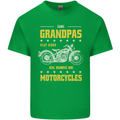 Some Grandpas Funny Biker Motorcycle Bike Kids T-Shirt Childrens Irish Green