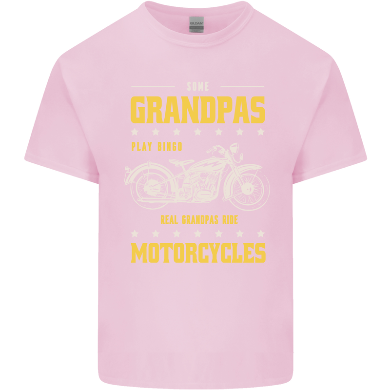 Some Grandpas Funny Biker Motorcycle Bike Kids T-Shirt Childrens Light Pink