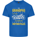 Some Grandpas Funny Biker Motorcycle Bike Kids T-Shirt Childrens Royal Blue