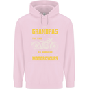 Some Grandpas Funny Biker Motorcycle Bike Mens 80% Cotton Hoodie Light Pink