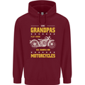 Some Grandpas Funny Biker Motorcycle Bike Mens 80% Cotton Hoodie Maroon