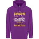Some Grandpas Funny Biker Motorcycle Bike Mens 80% Cotton Hoodie Purple