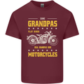 Some Grandpas Funny Biker Motorcycle Bike Mens Cotton T-Shirt Tee Top Maroon