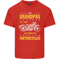 Some Grandpas Funny Biker Motorcycle Bike Mens Cotton T-Shirt Tee Top Red