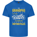 Some Grandpas Funny Biker Motorcycle Bike Mens Cotton T-Shirt Tee Top Royal Blue