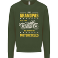 Some Grandpas Funny Biker Motorcycle Bike Mens Sweatshirt Jumper Forest Green