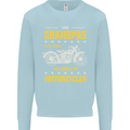Some Grandpas Funny Biker Motorcycle Bike Mens Sweatshirt Jumper Light Blue