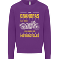 Some Grandpas Funny Biker Motorcycle Bike Mens Sweatshirt Jumper Purple
