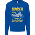 Some Grandpas Funny Biker Motorcycle Bike Mens Sweatshirt Jumper Royal Blue