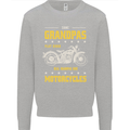 Some Grandpas Funny Biker Motorcycle Bike Mens Sweatshirt Jumper Sports Grey