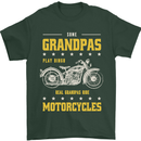Some Grandpas Funny Biker Motorcycle Bike Mens T-Shirt 100% Cotton Forest Green