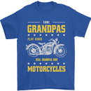 Some Grandpas Funny Biker Motorcycle Bike Mens T-Shirt 100% Cotton Royal Blue