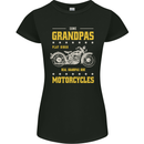 Some Grandpas Funny Biker Motorcycle Bike Womens Petite Cut T-Shirt Black
