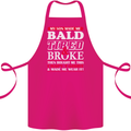 Son Made Me Bald Tired & Broke Father's Day Cotton Apron 100% Organic Pink
