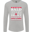 Son Made Me Bald Tired & Broke Father's Day Mens Long Sleeve T-Shirt Sports Grey