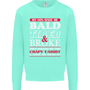 Son Made Me Bald Tired & Broke Father's Day Mens Sweatshirt Jumper Peppermint