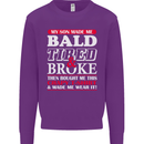 Son Made Me Bald Tired & Broke Father's Day Mens Sweatshirt Jumper Purple