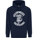 Son of Odin Valhalla Viking Norse Mythology Childrens Kids Hoodie Navy Blue