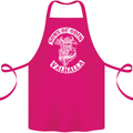 Son of Odin Valhalla Viking Norse Mythology Cotton Apron 100% Organic Pink