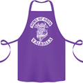 Son of Odin Valhalla Viking Norse Mythology Cotton Apron 100% Organic Purple