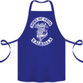 Son of Odin Valhalla Viking Norse Mythology Cotton Apron 100% Organic Royal Blue