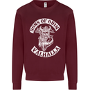 Son of Odin Valhalla Viking Norse Mythology Kids Sweatshirt Jumper Maroon
